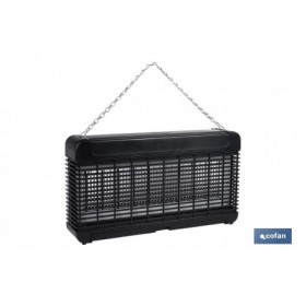 Lámpara LED antiinsectos con enchufe| Potencia: 13 W | Descarga Eléctrica: 4000 V | Área: 200 m² | Protégete contra los insectos