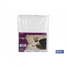 Protector espumado para mesa | Color: blanco | Muletón libre de ftalato | Grosor: 1,5 mm | Disponible en diferentes medidas