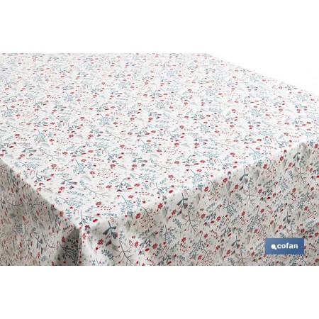 Rollo de hule con diseño primaveral | Protección y estilo para la mesa