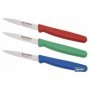 Pack de 3 cuchillos puntilla de acero inoxidable | Mango antideslizante | Apto para lavavajillas