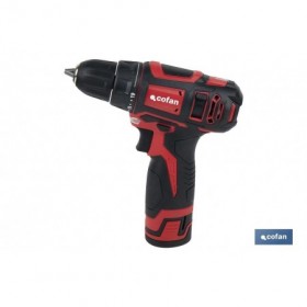Taladro atornillador a batería | 19 1 posiciones de apriete | Batería Li-ion 12 V 2.0 Ah | Dos velocidades | Maletín incluido