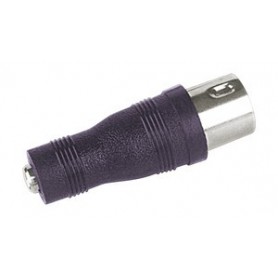 ▷ Adaptador Macho 5P (10.120/5/45º) Din 41.524 A Hembra Mono 3.5 Mm. | Ferreidea