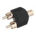 ▷ Adaptador Hembra Rca A Doble Macho Rca. | Ferreidea