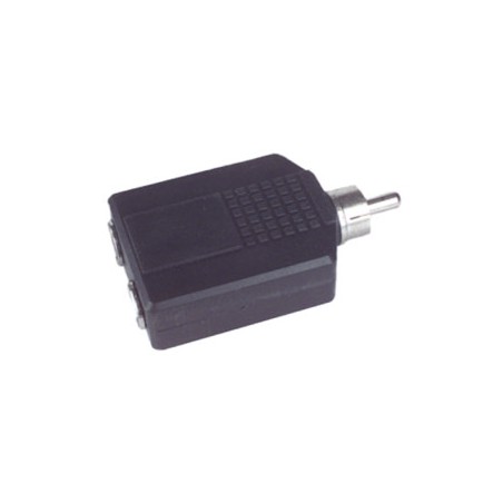 ▷ Adaptador Rca A Doble Hembra Mono 6.35 Mm. | Ferreidea