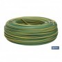 Rollo Cable Eléctrico de 100 m H07V-K | Sección de cable en varias medidas | Color: Verde