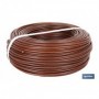 Rollo Cable Eléctrico  H07V-K de 100 m | Sección de cable de varias medidas | Color: Marrón
