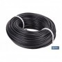 Rollo de Cable Eléctrico H07V-K | Sección de cable de varias medidas | Longitud: 100 m | Color: Negro