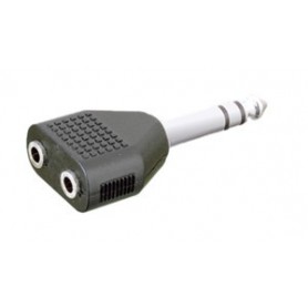 ▷ Adaptador Stereo 6.35 Mm A Doble Hembra Stereo 3.5 Mm. | Ferreidea
