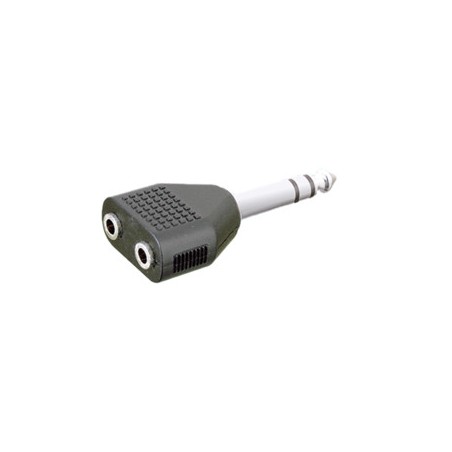▷ Adaptador Stereo 6.35 Mm A Doble Hembra Stereo 3.5 Mm. | Ferreidea