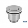 Válvula Click-Clack | Fabricada en Latón Cromado | Rosca 1 1/4 | Incluye Tapón Pequeño de Ø37 mm