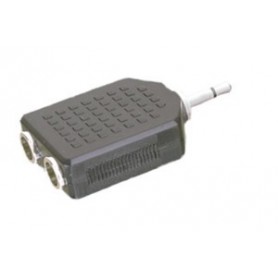 ▷ Adaptador Mono 3.5 Mm A Doble Hembra Mono 6.35 Mm. | Ferreidea