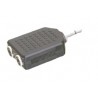 ▷ Adaptador Mono 3.5 Mm A Doble Hembra Mono 6.35 Mm. | Ferreidea