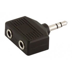 ▷ Adaptador Mono 3.5 Mm A Doble Hembra Stereo 3.5 Mm. | Ferreidea