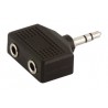 ▷ Adaptador Mono 3.5 Mm A Doble Hembra Mono 3.5 Mm. | Ferreidea