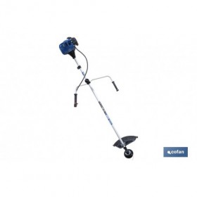 Desbrozadora de gasolina | Motor 2 tiempos | 51,7 cc | Motor eficiente | Incluye manillar plegable y arnés doble