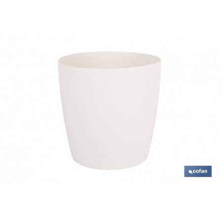 Maceta de Polipropileno redonda | Especial para plantas y flores | Perfecta para colocar en exterior o en interior