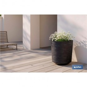 Macetas decorativas para interior | Maceteros redondos | Material: Polipropileno | Disponibles en diferentes colores y medidas
