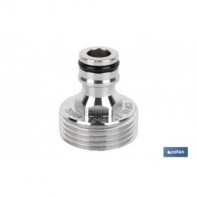 Adaptador de latón de rosca macho | Diferentes medidas | Apto para manguera | Ideal para jardinería