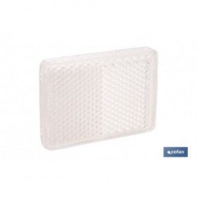 Catadióptrico rectangular adhesivo | Producto homologado | Disponible en 3 colores diferentes | Medidas: 56 x 39 mm
