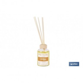 Ambientador de varillas | Aroma a naranja y canela | Difusor con varillas de ratán
