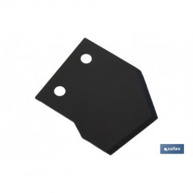 Recambio de cuchilla para tijeras cortamangueras | Material: acero inoxidable | Recubrimiento PTFE | Medidas: 43 x 380 x 1 mm