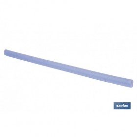 Cantonera de espuma de tipo CM | Material: polietileno | Longitud: 1 m | Color: azul claro | Protección de aristas y bordes
