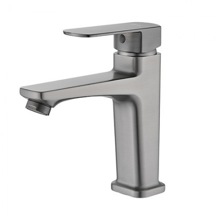 GRIFO MONOMANDO GRIS LAVABO FNK