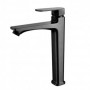 GRIFO MONOMANDO NEGRO LAVABO ALTO
