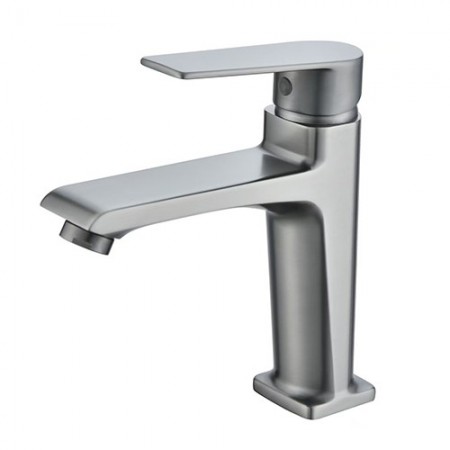 GRIFO MONOMANDO GRIS LAVABO FNK