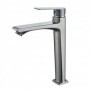 GRIFO MONOMANDO GRIS ALTO LAVABO