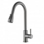 MONOMANDO FREGADERO GRIS OSC. DUCHA EXT