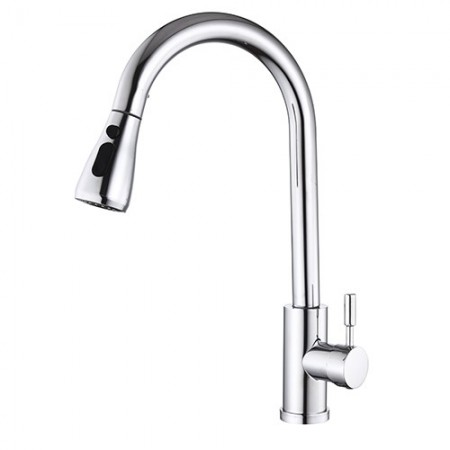 MONOMANDO FREGADERO CROMADO DUCHA EXT