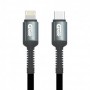 CONEXION USB C A LIGHTNING NYLON 3.0A 1M