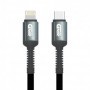 CONEXION USB C A LIGHTNING NYLON 3.0A 1M
