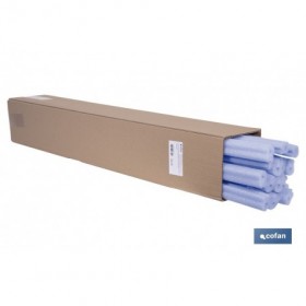 Cantonera de espuma de tipo CM | Material: polietileno | Longitud: 1 m | Color: azul claro | Protección de aristas y bordes