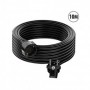 CABLE DE EXTENSIÓN NEGRO 10M SCHUKO TME