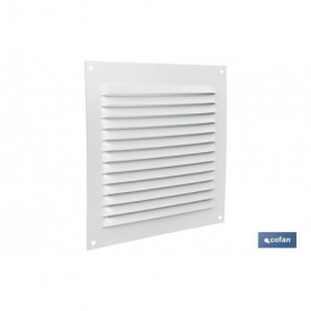 Rejilla de Ventilación | Fabricada en Aluminio Blanco | Varias medidas a elegir