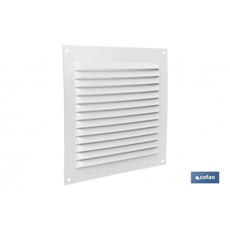 Rejilla de Ventilación | Fabricada en Aluminio Blanco | Varias medidas a elegir