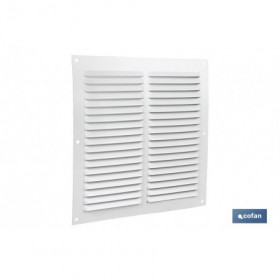 Rejilla de Ventilación | Fabricada en Aluminio Blanco | Varias medidas a elegir