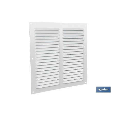 Rejilla de Ventilación | Fabricada en Aluminio Blanco | Varias medidas a elegir