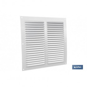 Rejilla de Ventilación con Mosquitera | Fabricada en Aluminio Blanco | Varias Medidas