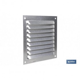 Rejilla de Ventilación con Mosquitera | Fabricada en Aluminio | Varias Medidas