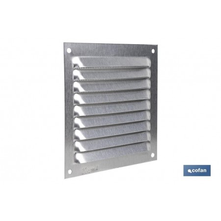 Rejilla de Ventilación con Mosquitera | Fabricada en Aluminio | Varias Medidas