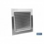 Rejilla de Ventilación con Mosquitera | Fabricada en Aluminio | Varias Medidas