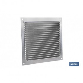 Rejilla de Ventilación con Mosquitera | Fabricada en Aluminio | Varias Medidas