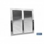 Rejilla de Ventilación con Mosquitera | Fabricada en Aluminio | Varias Medidas