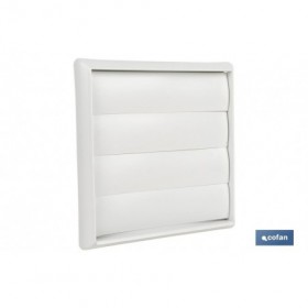 Rejilla de Ventilación con 4 Lamas Móviles | ABS Blanco | Varias medidas