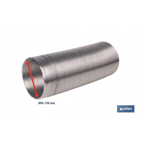 Tubo Flexible Semirrígido en Aluminio | Diferentes medidas de diámetro y longitud