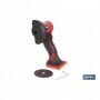 Mini amoladora a batería | 19.500 rpm | Para discos 76 mm | Empuñadura ergonómica | Disponible con y sin batería y cargador
