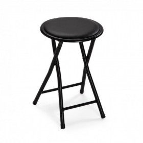 TABURETE PLEGABLE TOBY NEGRO